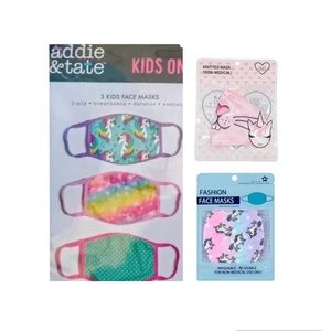 🌻4/$20 Girl’s Face Masks Bundle